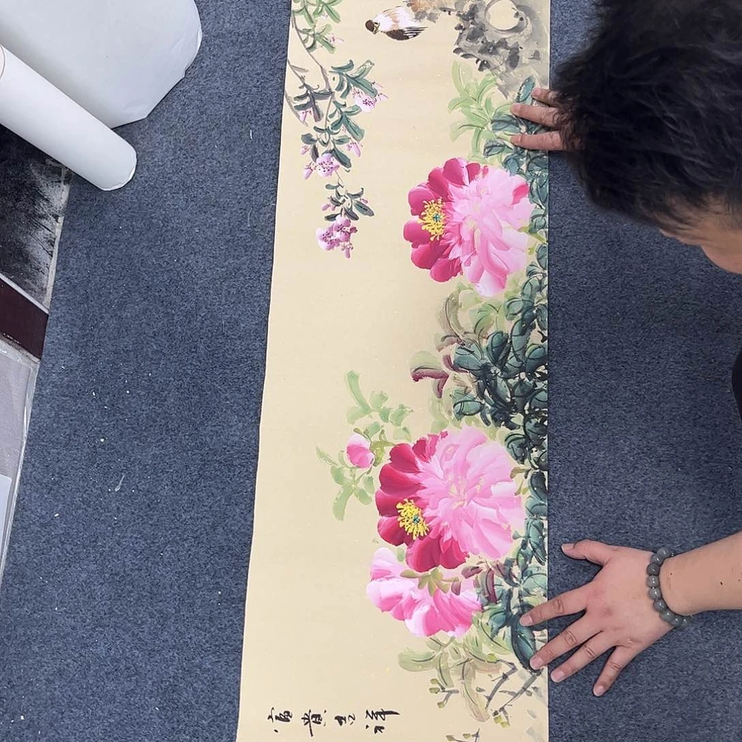 国画国画作品宣纸纯手绘