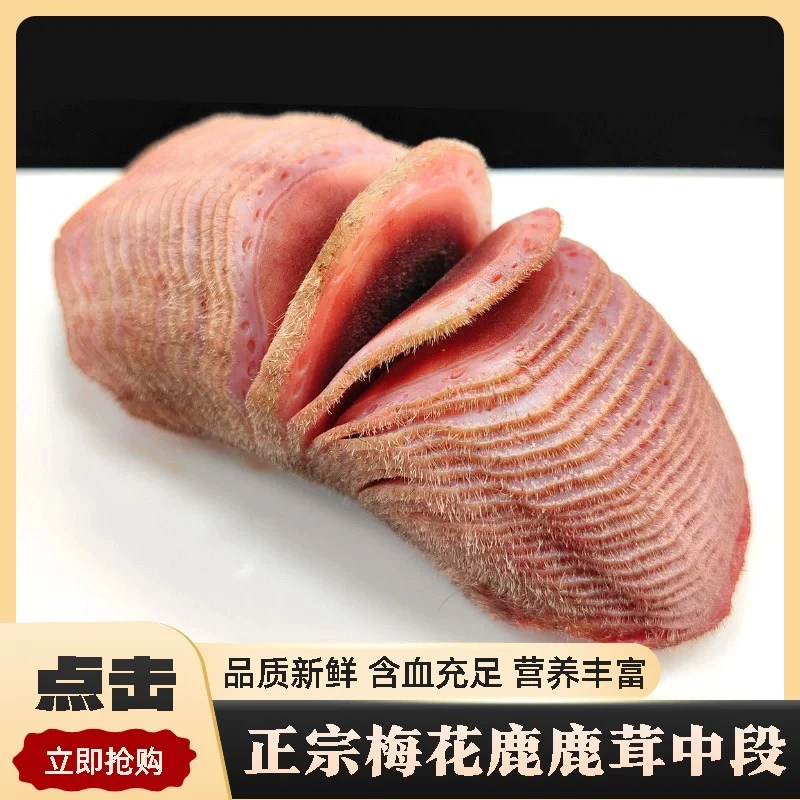 鹿茸段【顺丰包邮】头茬带血鹿茸梅花鹿直播间专享改价链接
