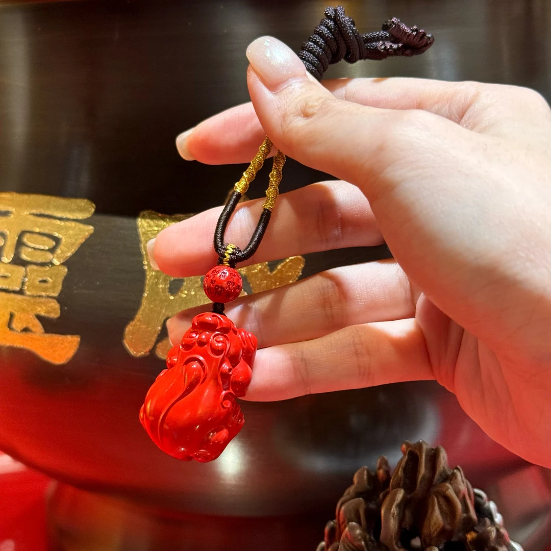 非金属仿珍珠吊坠 守米貔貅吊坠已开灯）