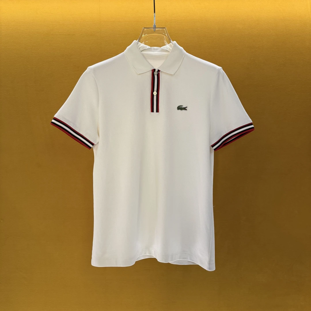 【C-专属L105】25年夏季新潮流刺绣休闲POLO衫短袖