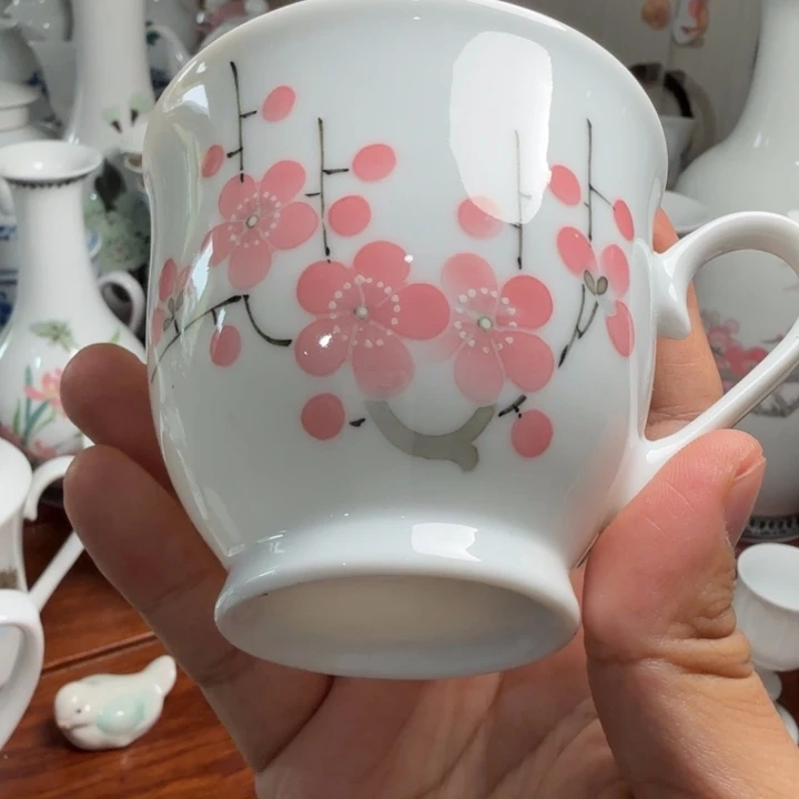 醴陵手绘梅花大球泥有黑点福利价