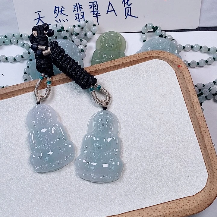 翡翠未镶嵌颈饰天然多样性发货一件