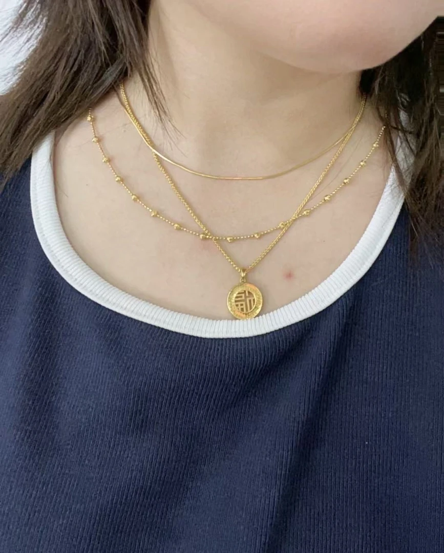 希 正品时尚百搭经典款文创创意项链