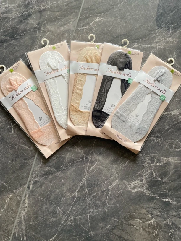 女冰丝无痕隐形浅口袜360度°防滑胶条不掉跟