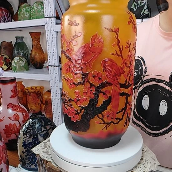 琉璃手工艺品【16】瑕疵高货格雷