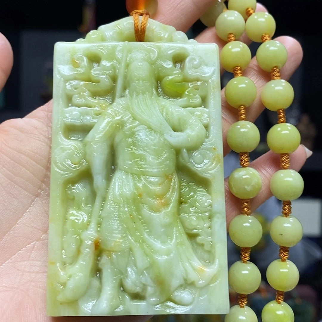 未镶嵌岫玉挂件吊坠