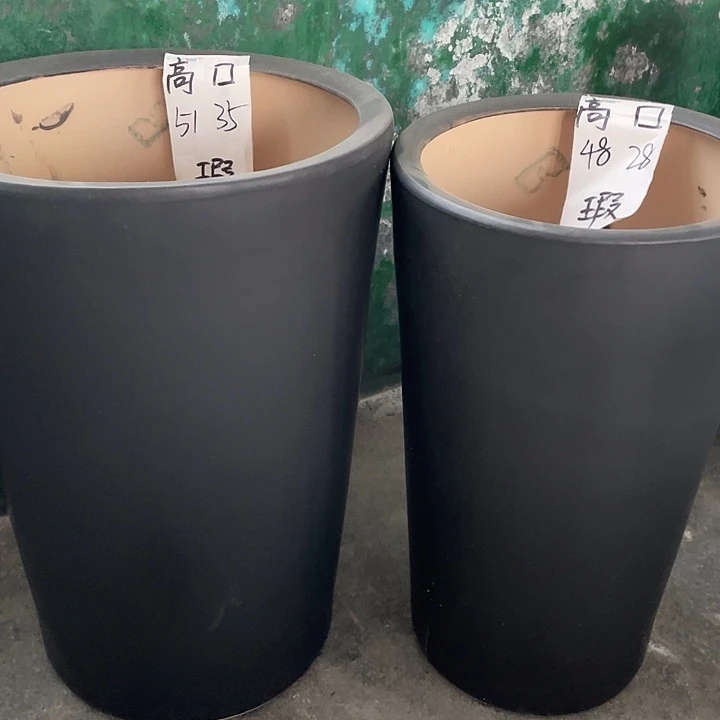 陶瓷材料黑直筒一套