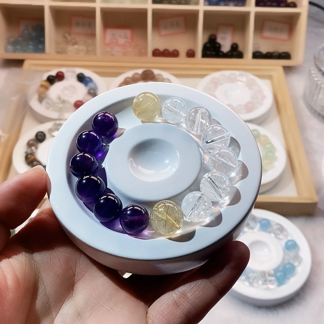 水晶手串未镶嵌天然水晶