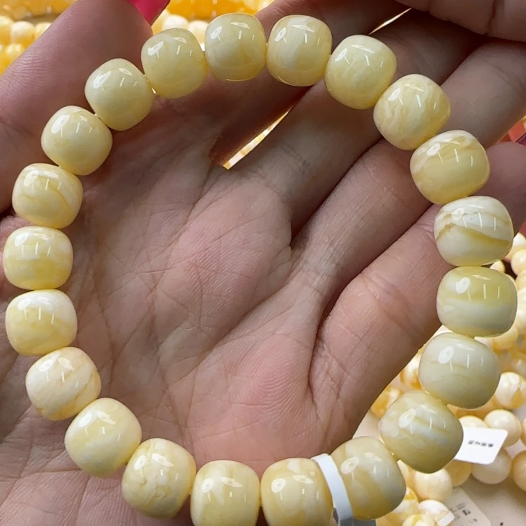 琥珀未镶嵌手链蜜蜡手串