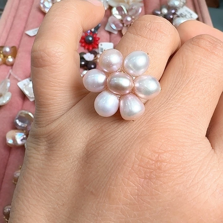 淡水珍珠戒指未镶嵌