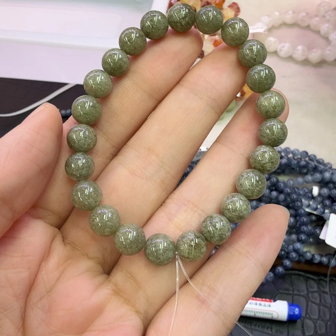 未镶嵌手链水晶抹茶幽灵7.8mm