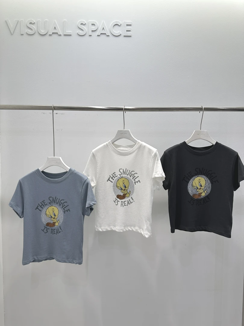 【慧姐韩国正品】2025春夏新vis小鸟短袖/N0退N0换