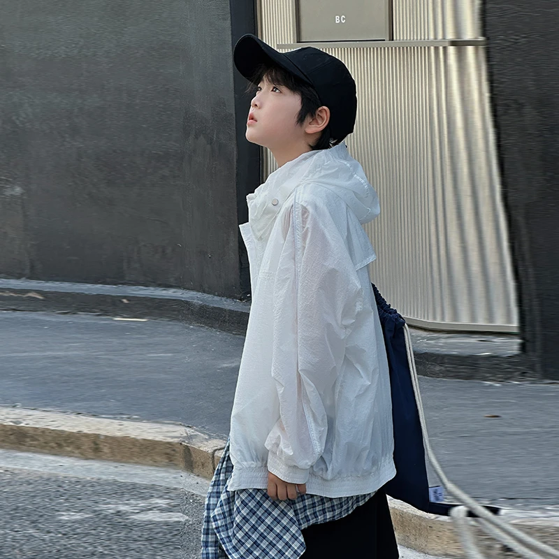 Mast『轻薄透气防泼水』亲子装2025年夏季青少年男女帽子可收外套