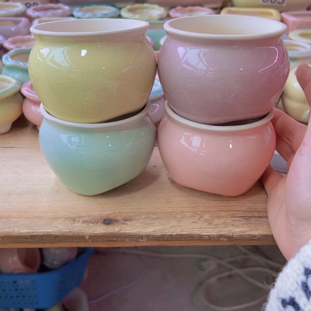 陶瓷花盆当场凑满12包邮