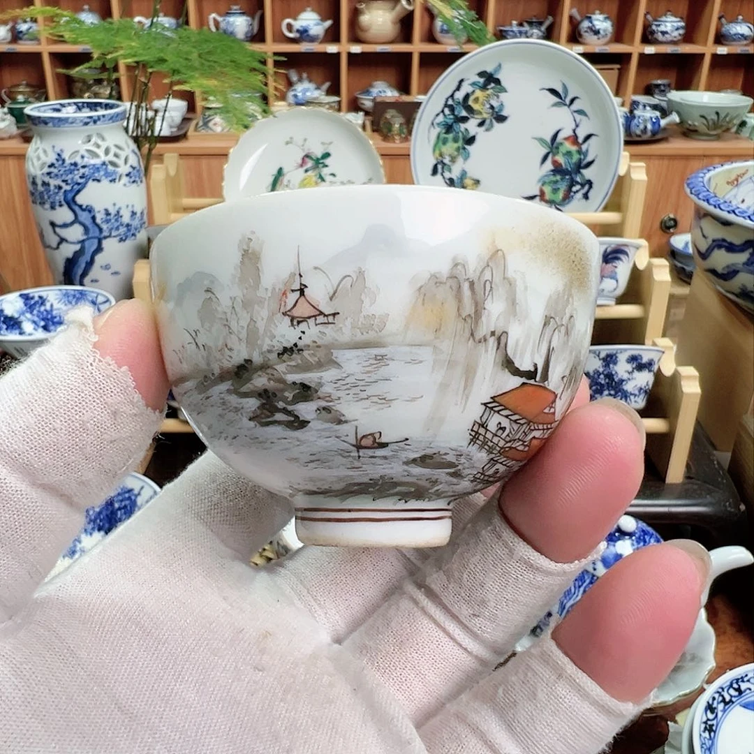 柴窑茶具茶壶茶杯九谷