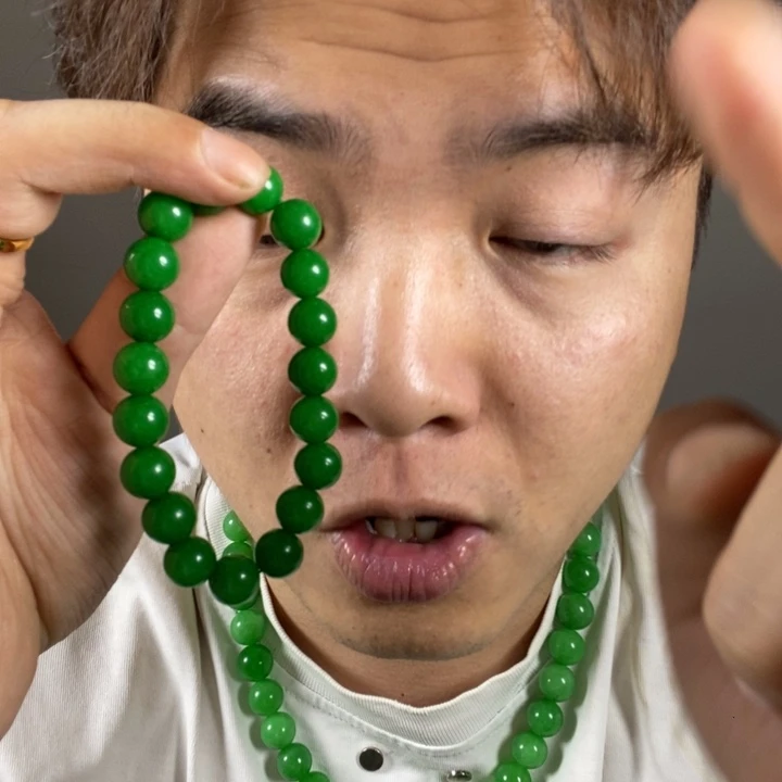 未镶嵌手串翡翠10mm手串