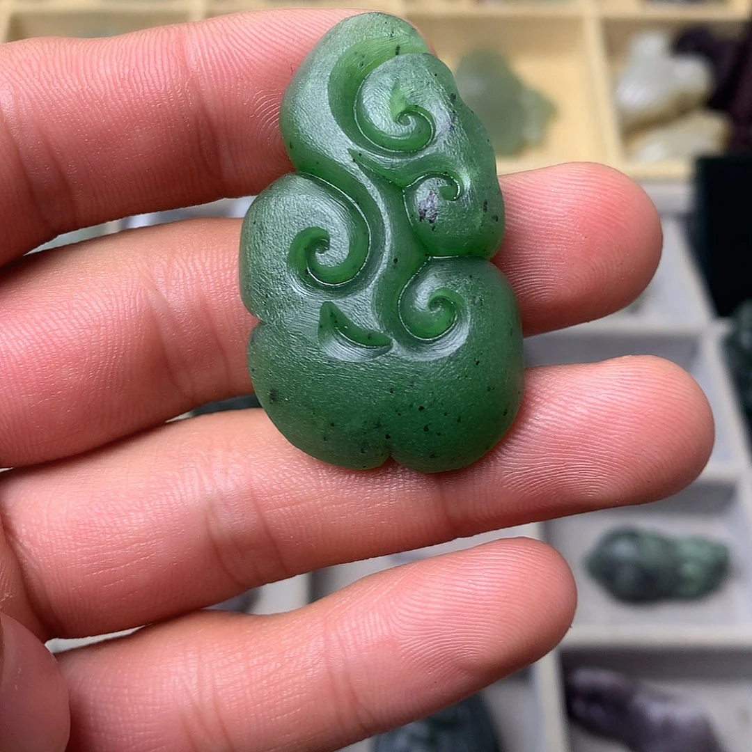 和田玉未镶嵌吊坠(不含链)