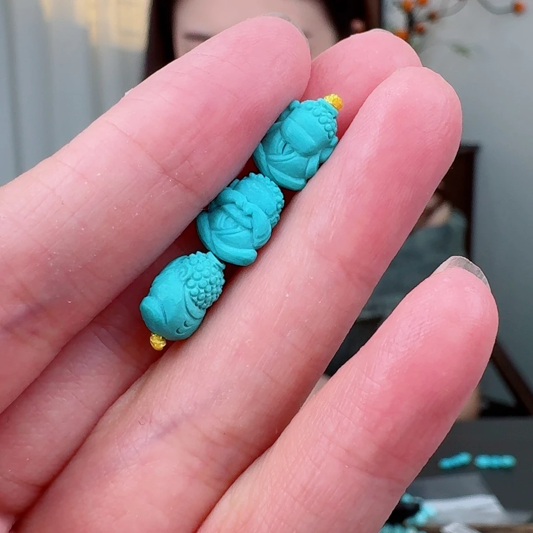 未镶嵌绿松石珠宝奇石