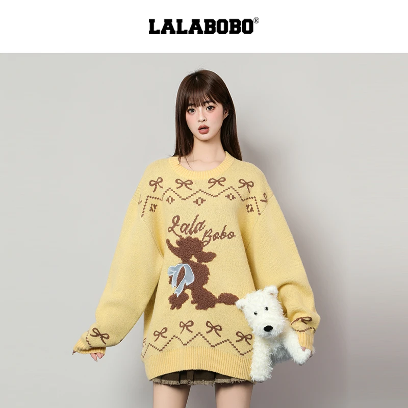 LALABOBO毛织毛衣25年秋新款原创巨好看马甲套头外套LBEC-WSTM13