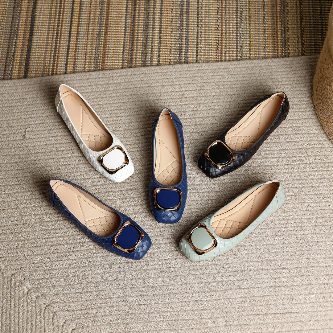 2025新款爆款编织网红鞋子女款潮牌百搭时尚轻奢明星同款百搭鞋子