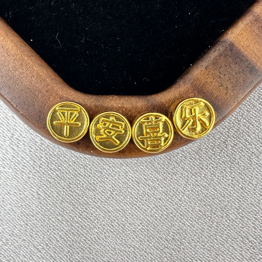 【足金999】平安喜乐duy手串AA096