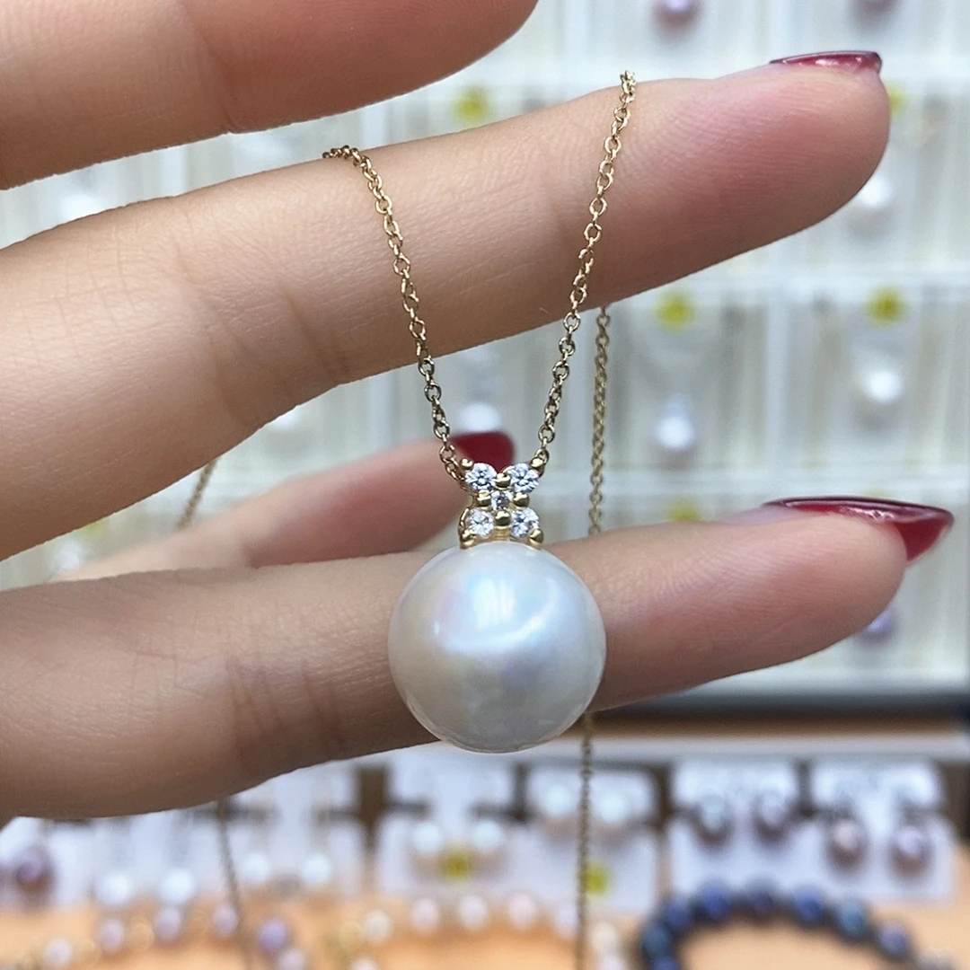 淡水珍珠颈饰合金