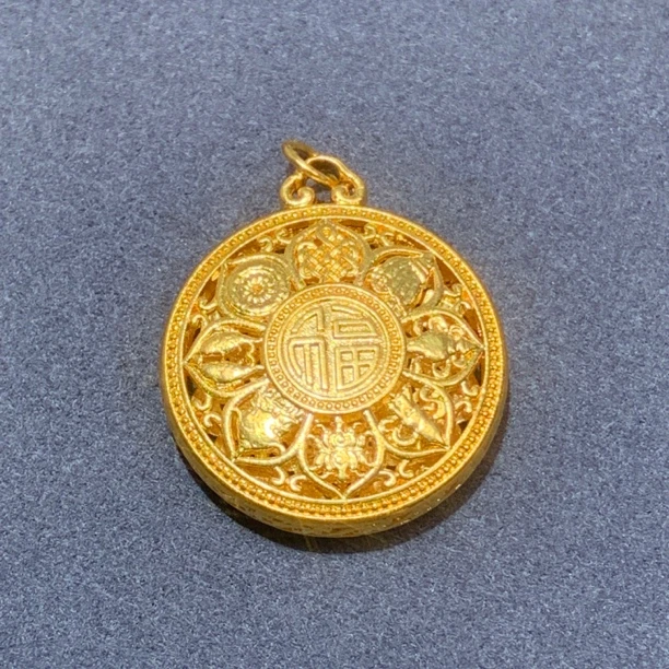 IBELOVE 足金999吉祥八宝罗盘/1.59/AFE-3-精3