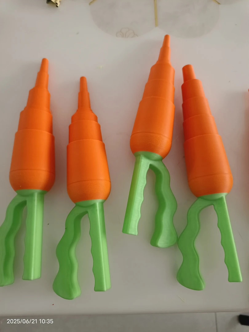 3D打印创意萝卜刀小朋友超级爱玩安全环保