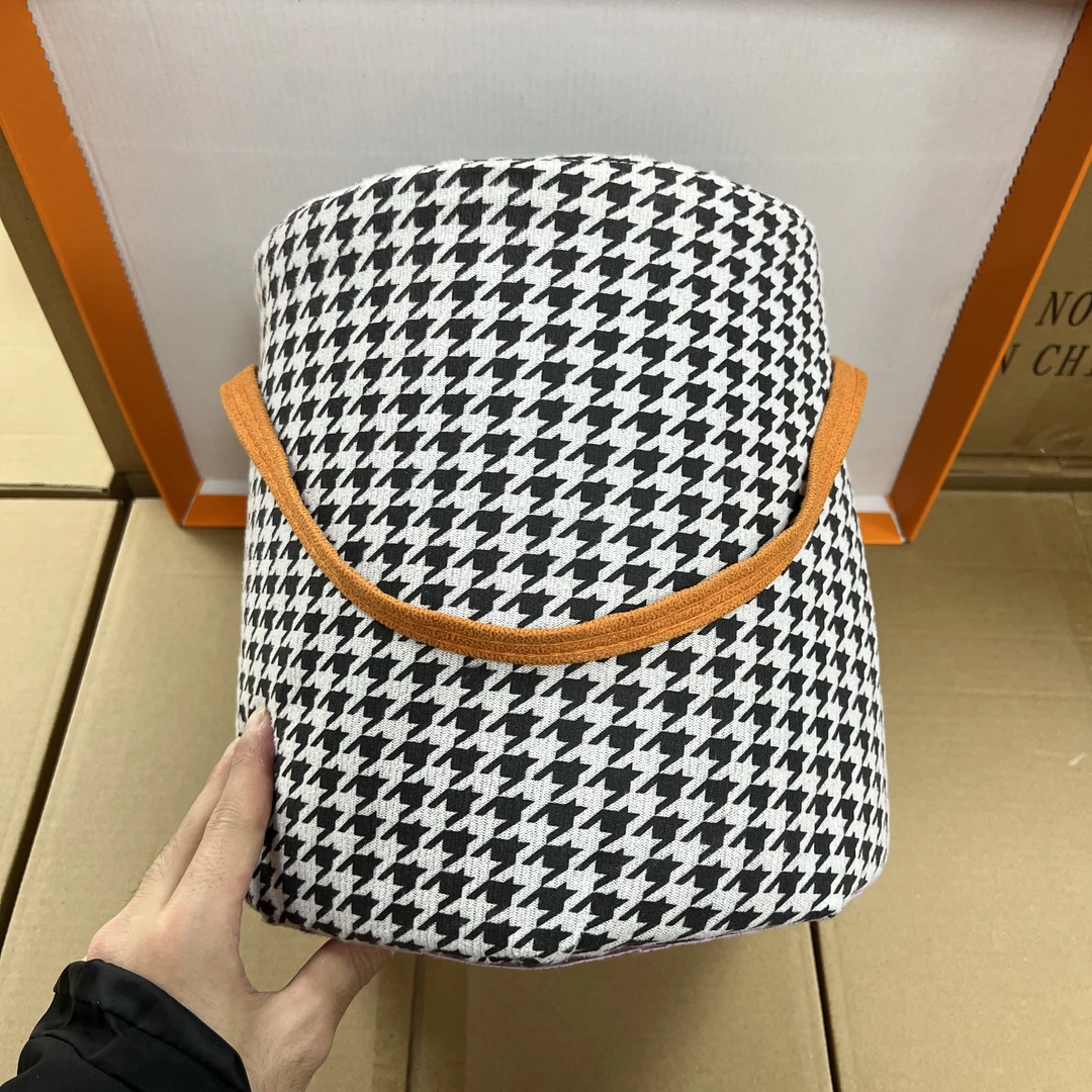 千鸟格子凳手提凳【颜色随机】