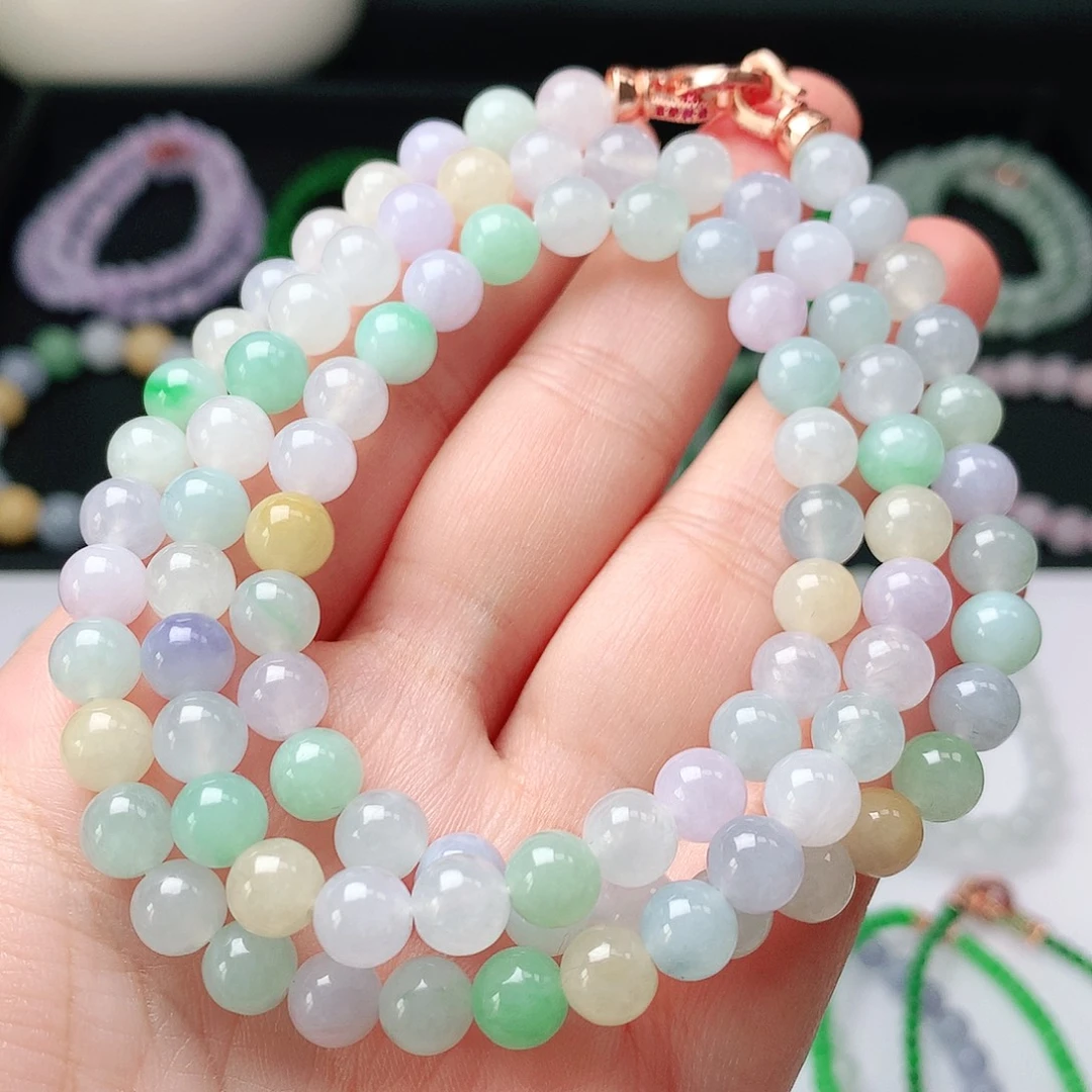 翡翠未镶嵌手链翡翠