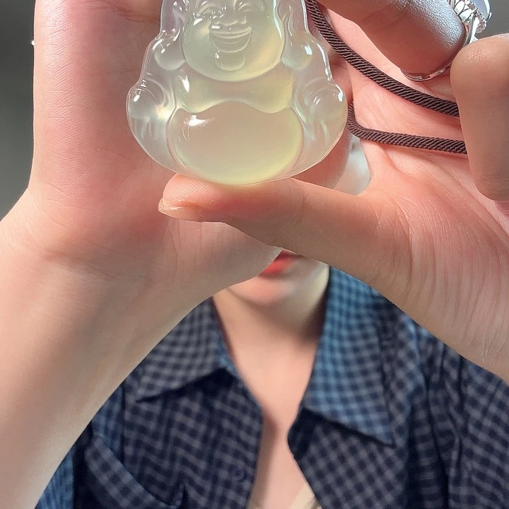 龙***龙未镶嵌蛇纹石玉颈饰