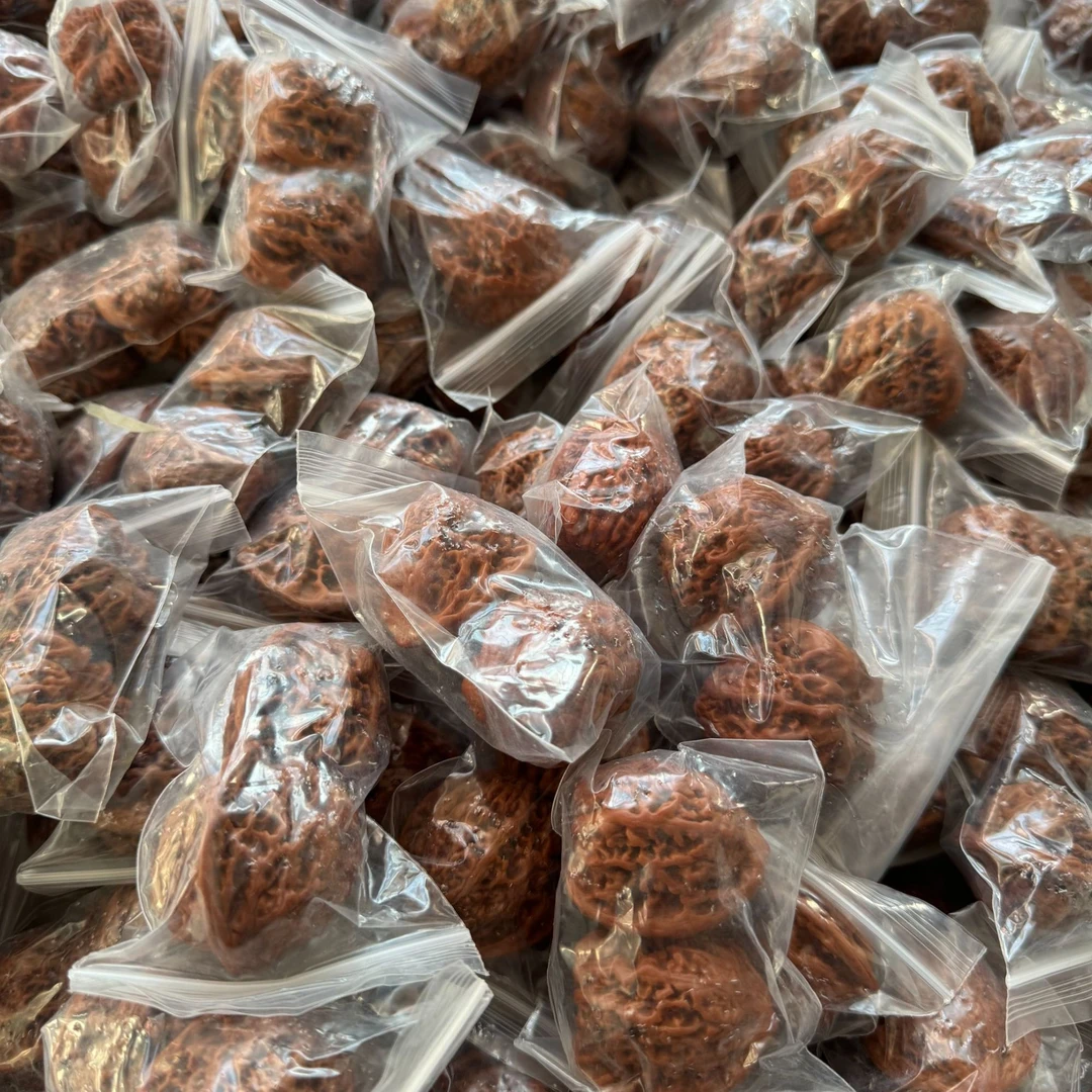 文玩把件麻核桃官帽四座楼满天星练手对随机尺寸发货盘完包浆