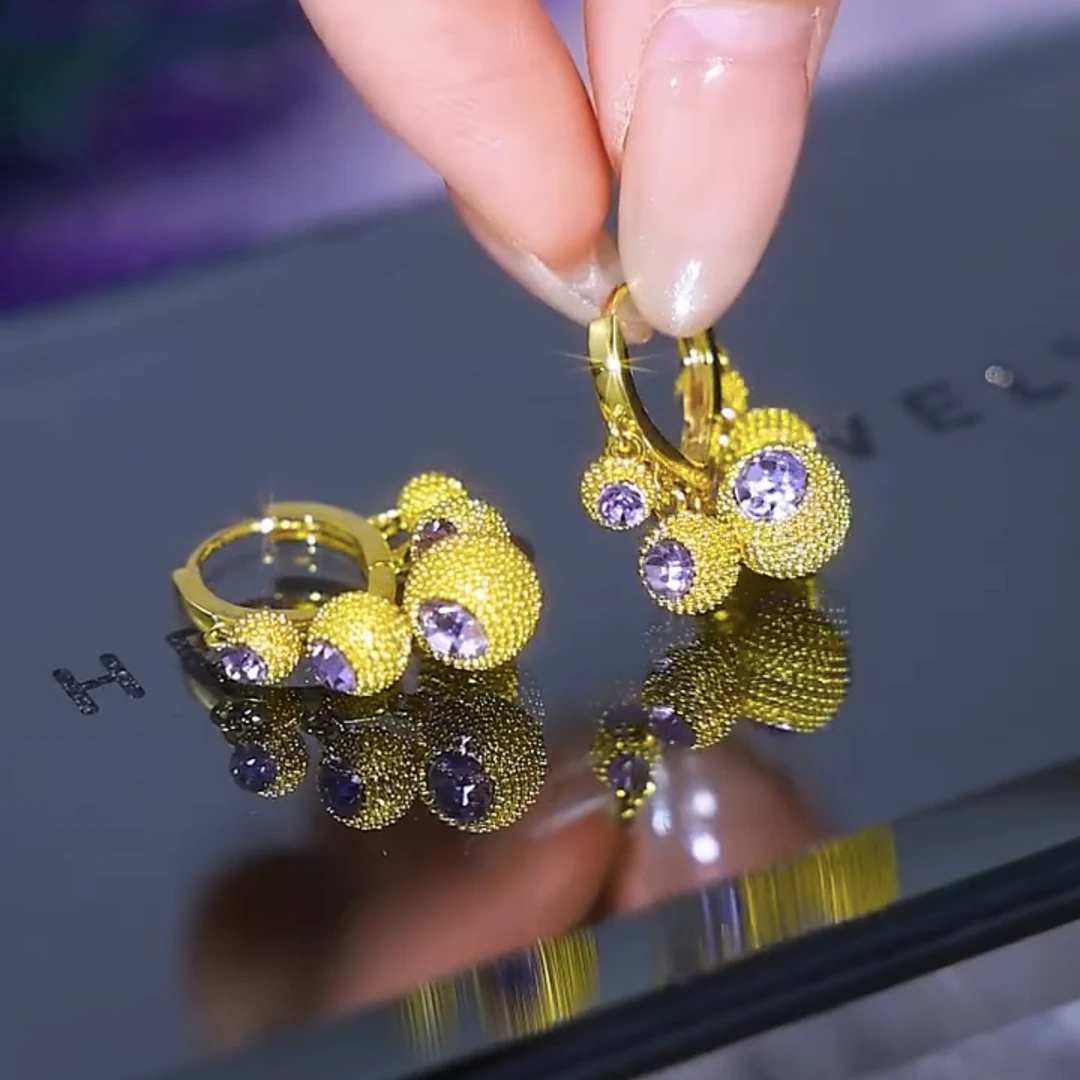 铜合金耳饰 【留恋一生】时尚气质百搭耳环