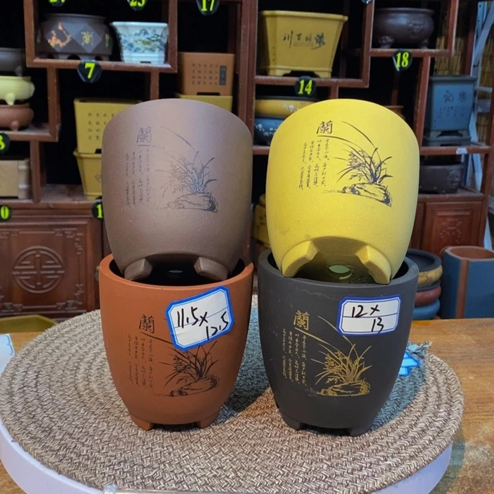 紫砂花盆紫砂花盆