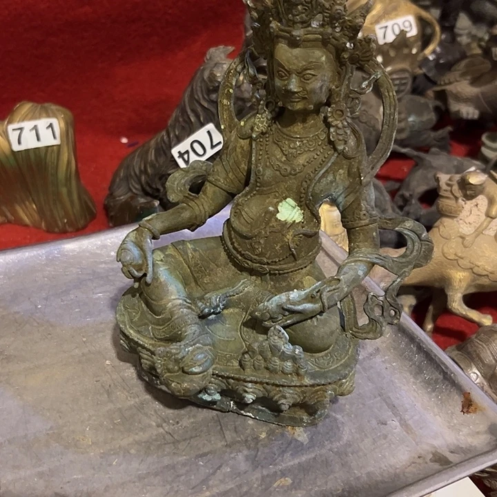 ****生黄铜摆件，文房工艺品摆件