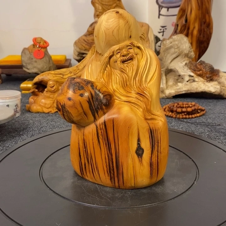 柏木（崖柏）寿星公摆件