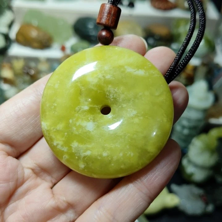 岫玉平安扣未镶嵌