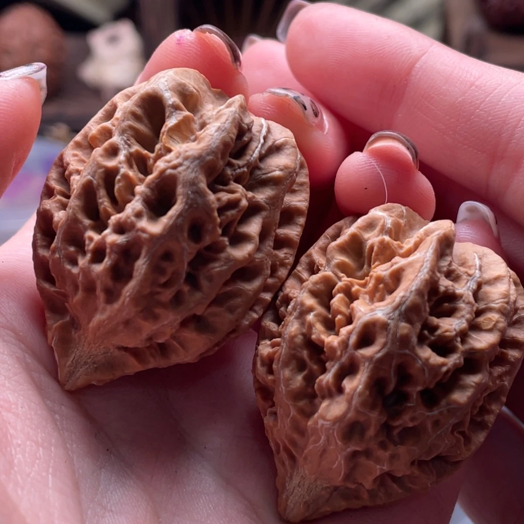 文玩核桃把件楸刀鱼89