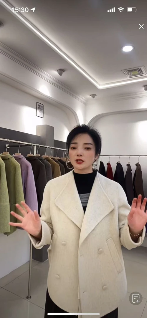 1826短款羊毛长款衣服孤品