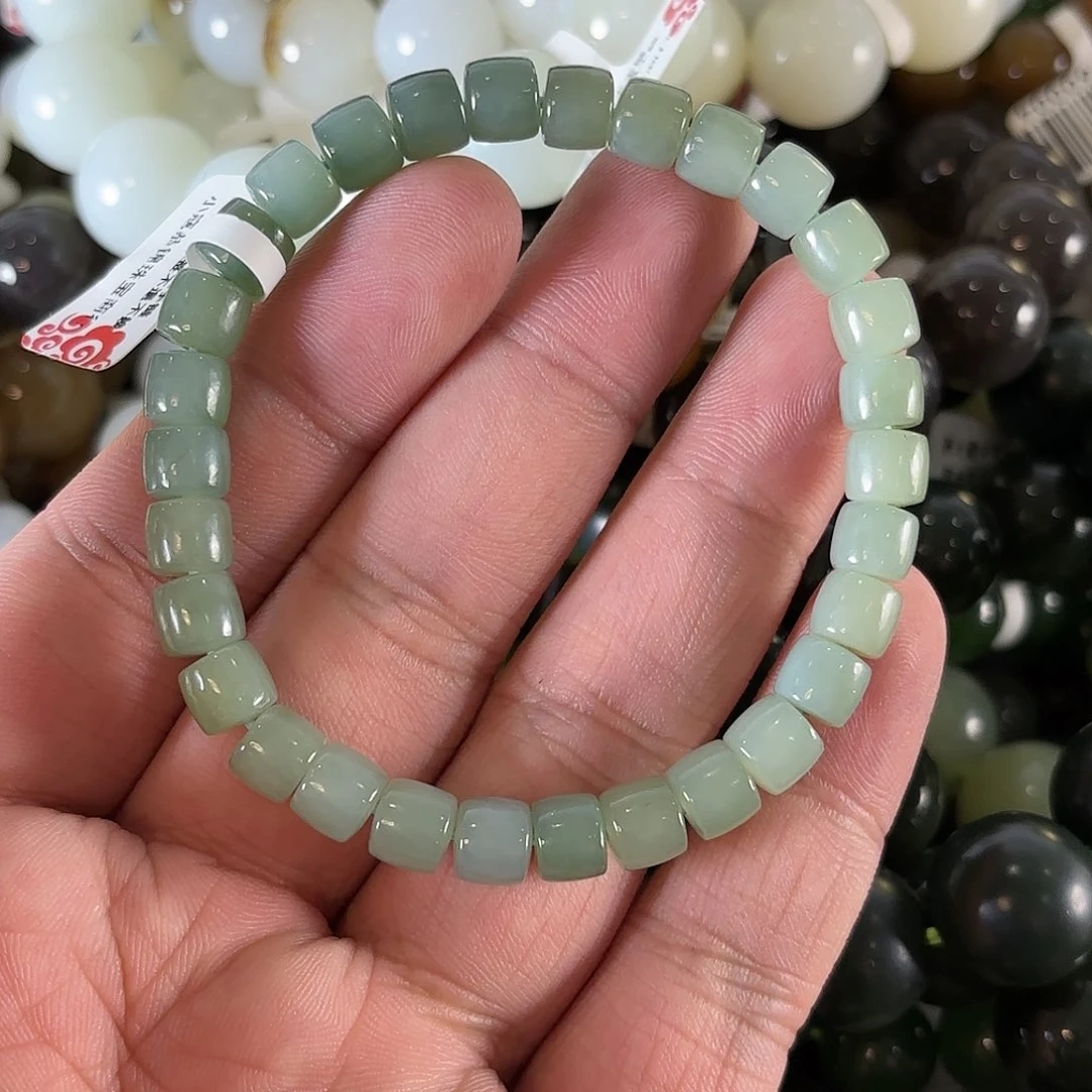 和田玉手链未镶嵌W414