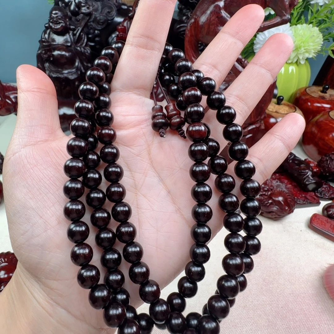 老***宋小叶紫檀手串/手链0.8*108