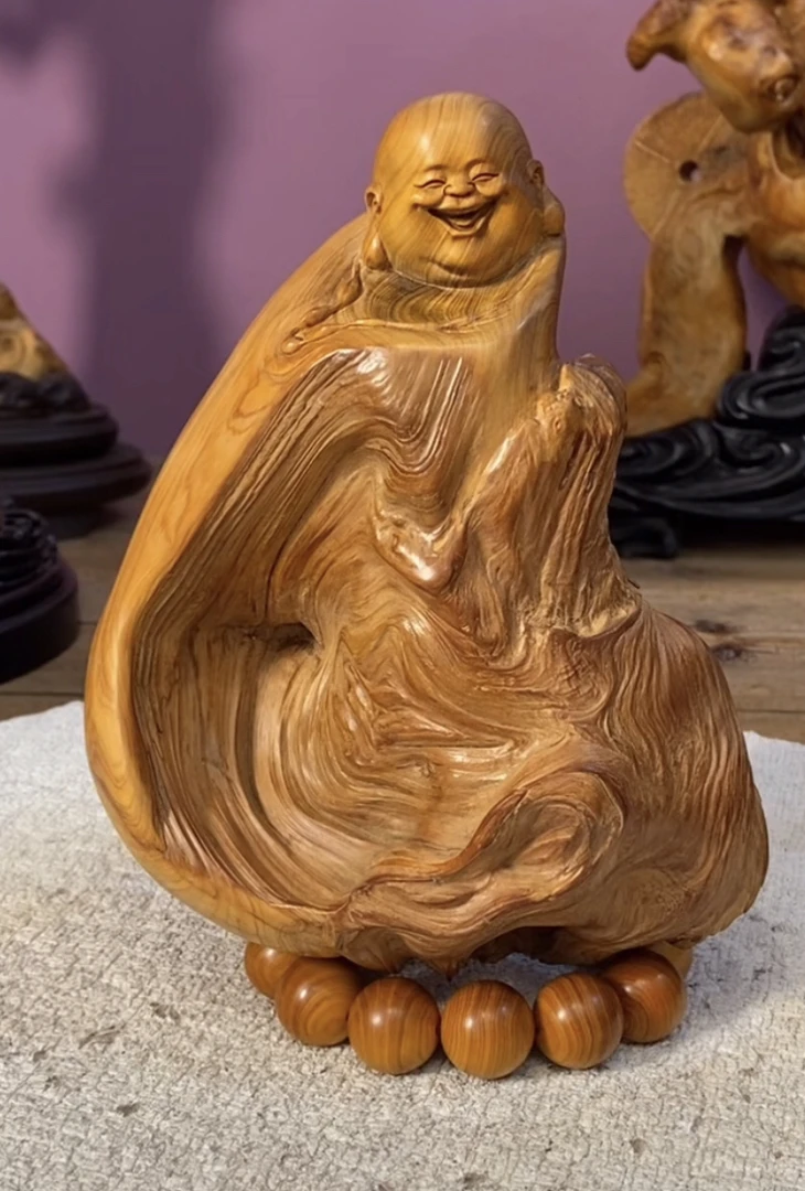 崖柏红油骨随行弥勒