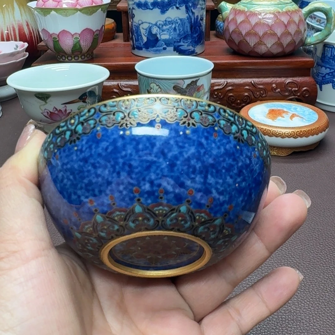 瓷片景德镇仿古手工制作精品展示