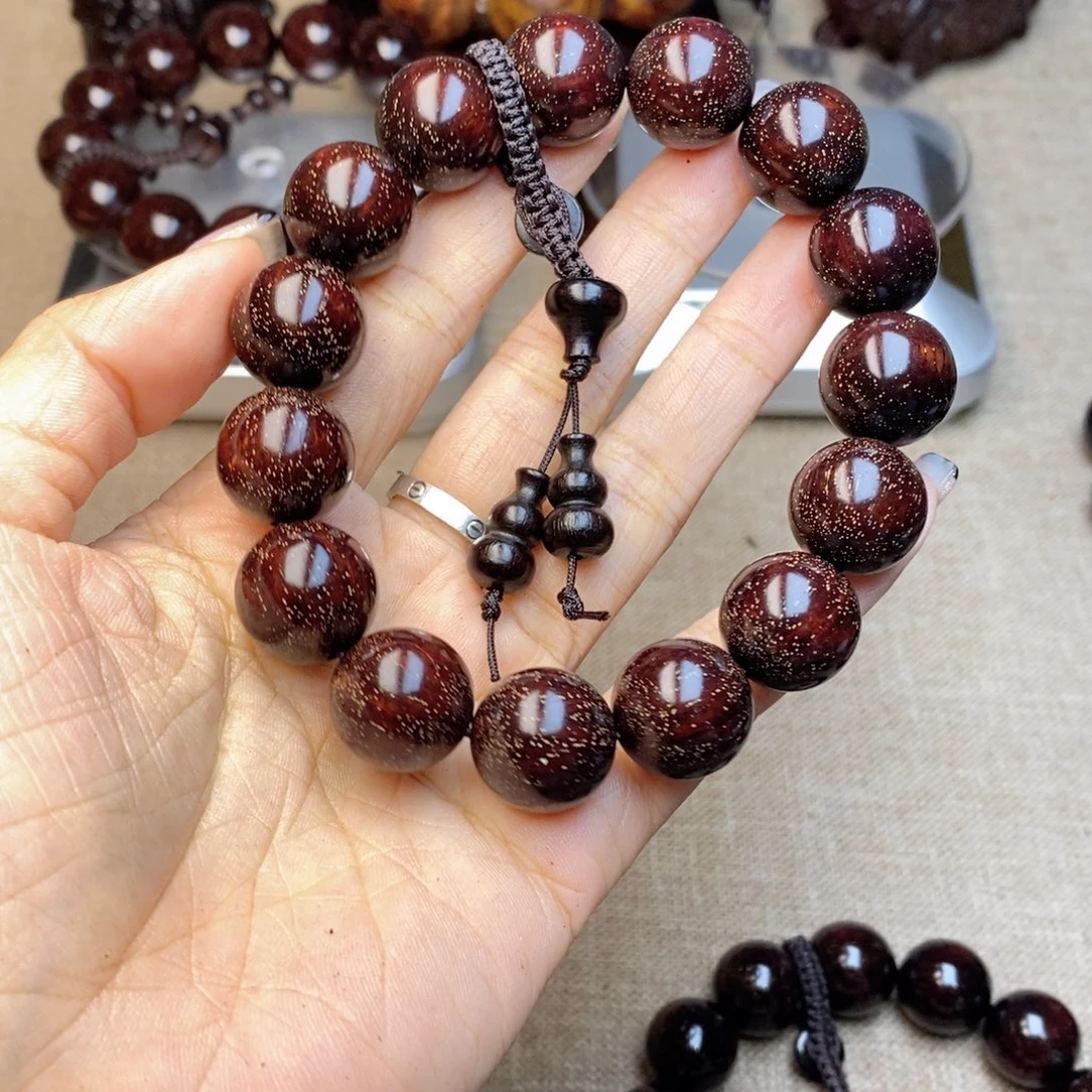 时***茶檀香紫檀（小叶紫檀）1.5爆