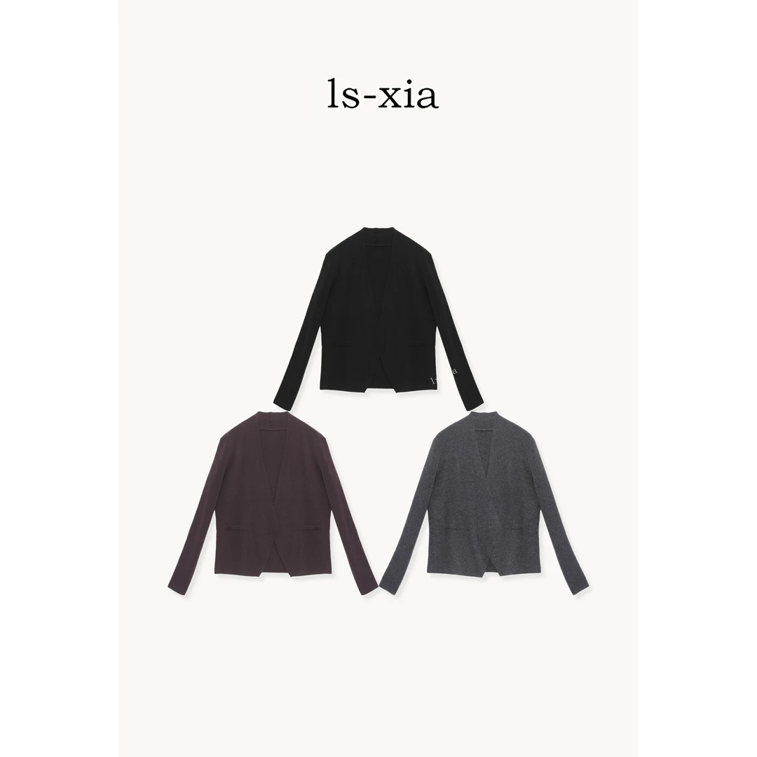 【漫步巴黎】100%绵羊毛优雅气质毛衣开衫外套松弛优雅外搭