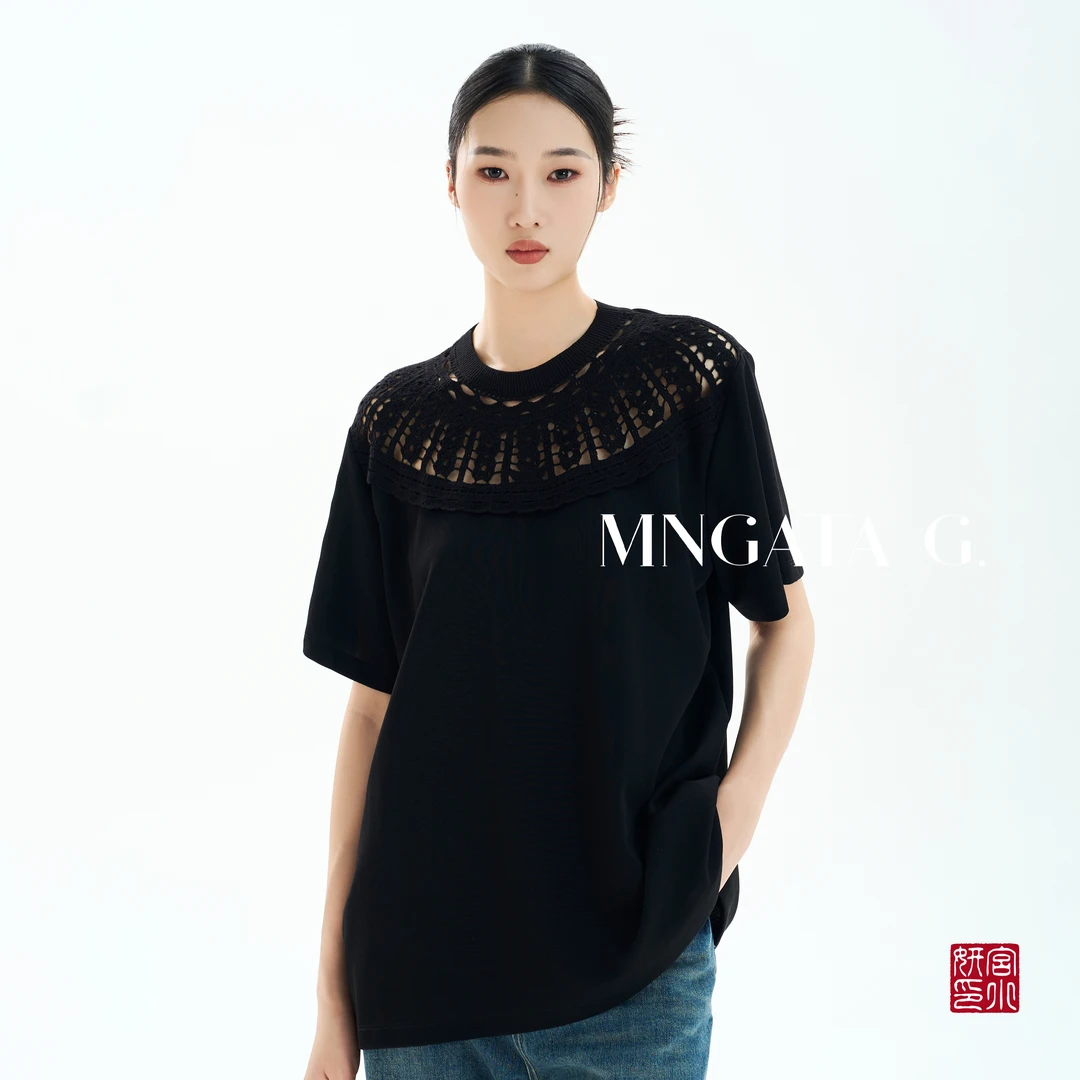 MNGATA G.宫小妍 【刺绣·雅韵】棉质早秋新中式中国风上衣5040965