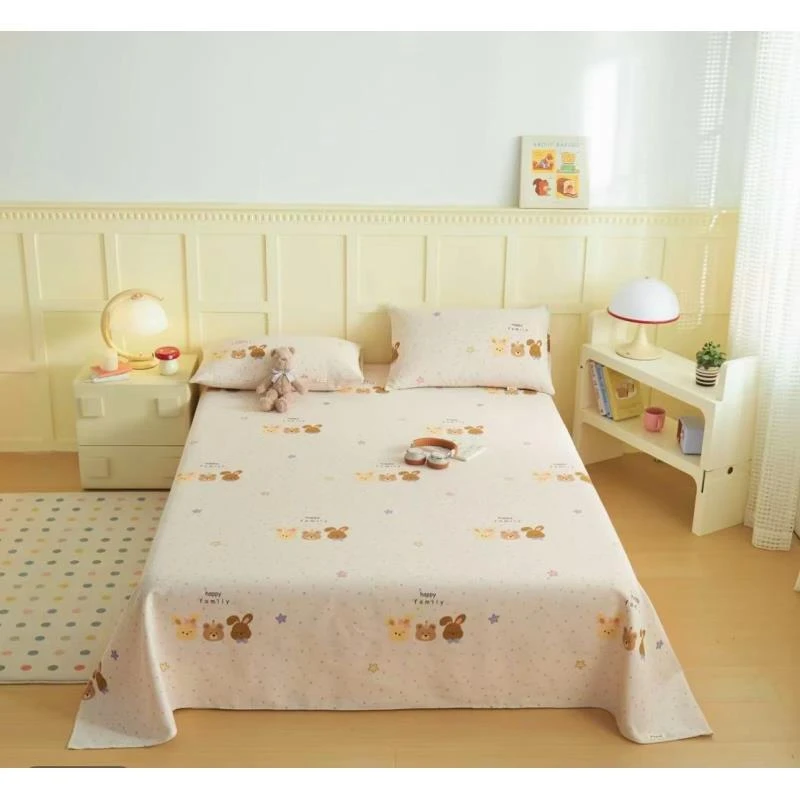 动物城-亲肤加厚印花老粗布床单200cm*245cm（±5cm）亲肤加厚印花