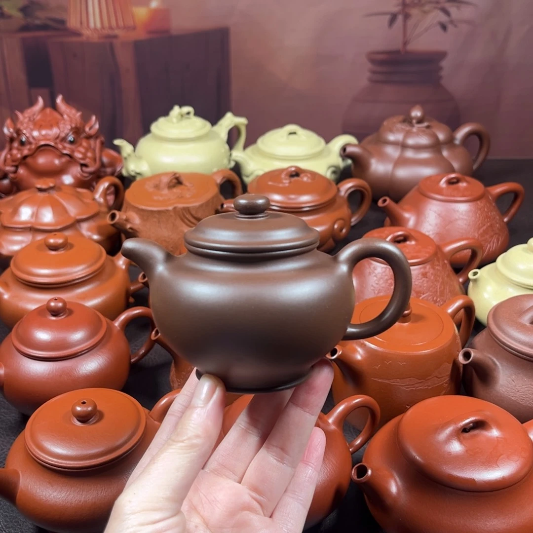 茶壶紫砂原矿紫泥150毫升