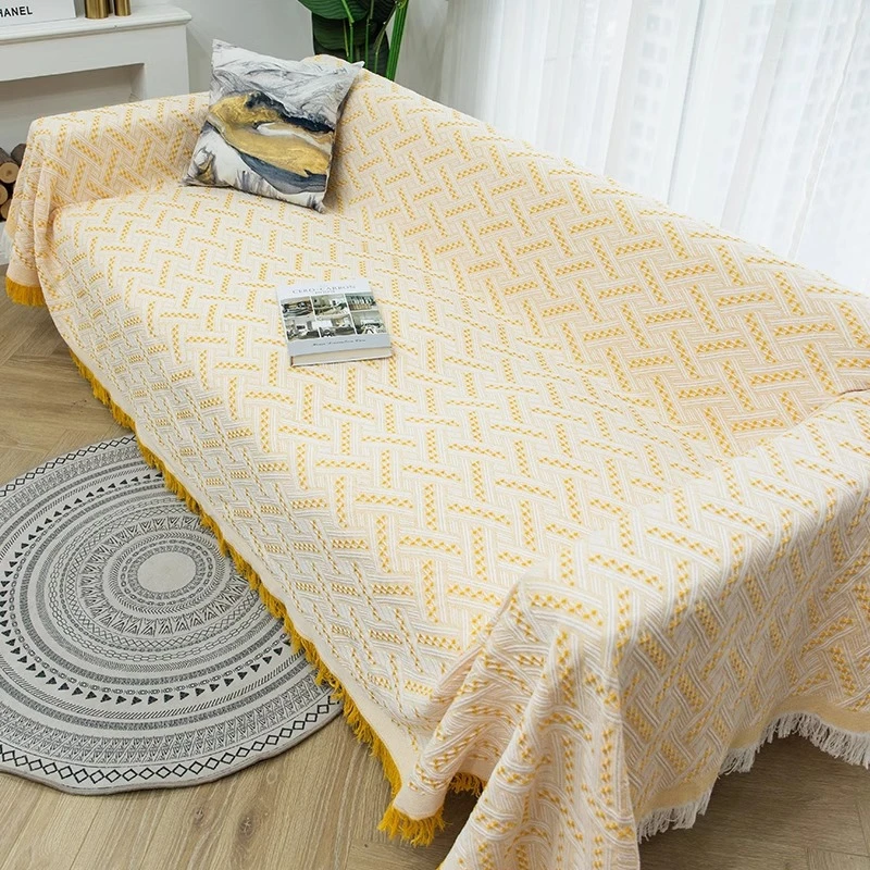 沙发套巾布罩新款四季通用防猫抓一整张全盖轻奢高级感沙发垫