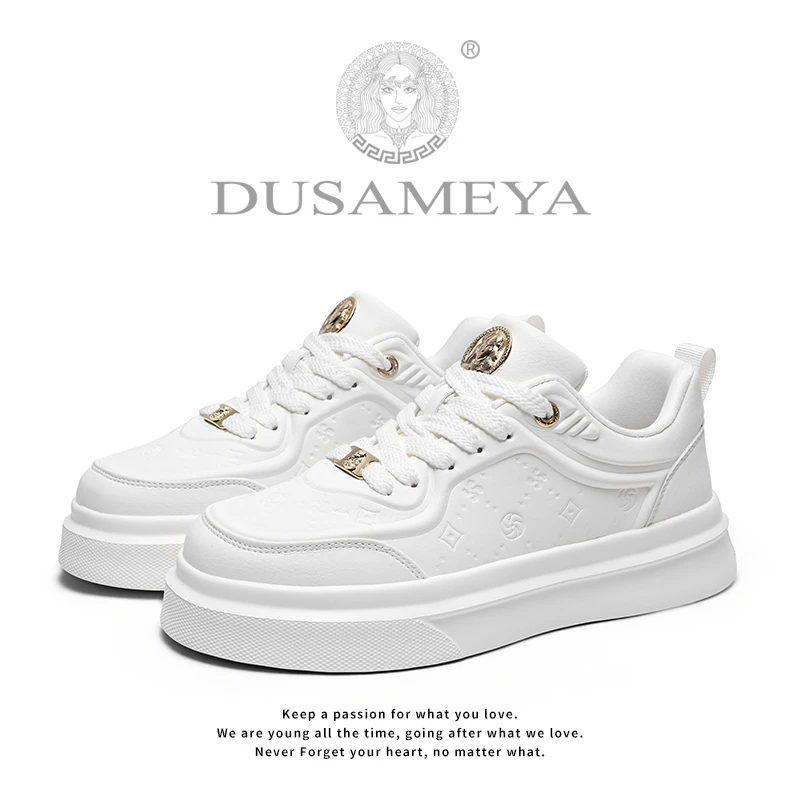 【品牌】DUSAMEYA/杜莎米娅轻奢时尚百搭商务男士休闲透气潮流板鞋